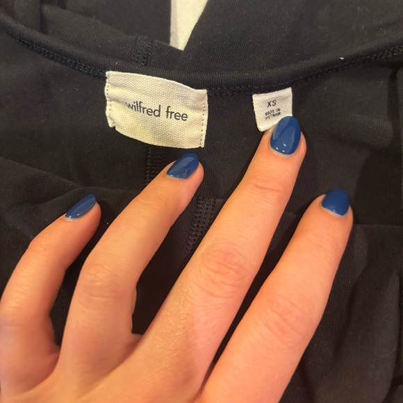 Aritzia Wilfred Free Black Divinity Kick Flare Jumpsuit - Picture 11 of 16